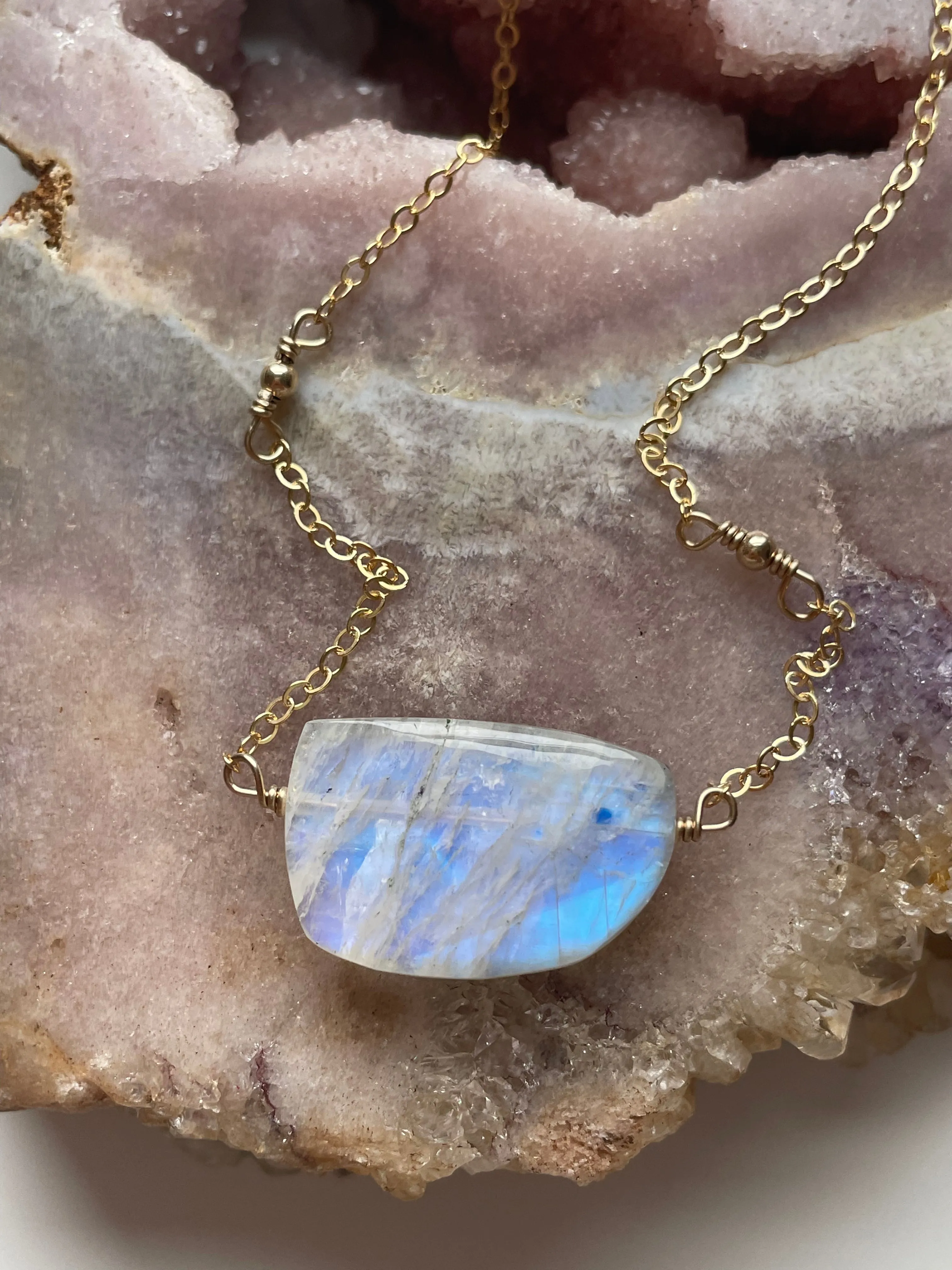 Moonstone Pendant Necklace