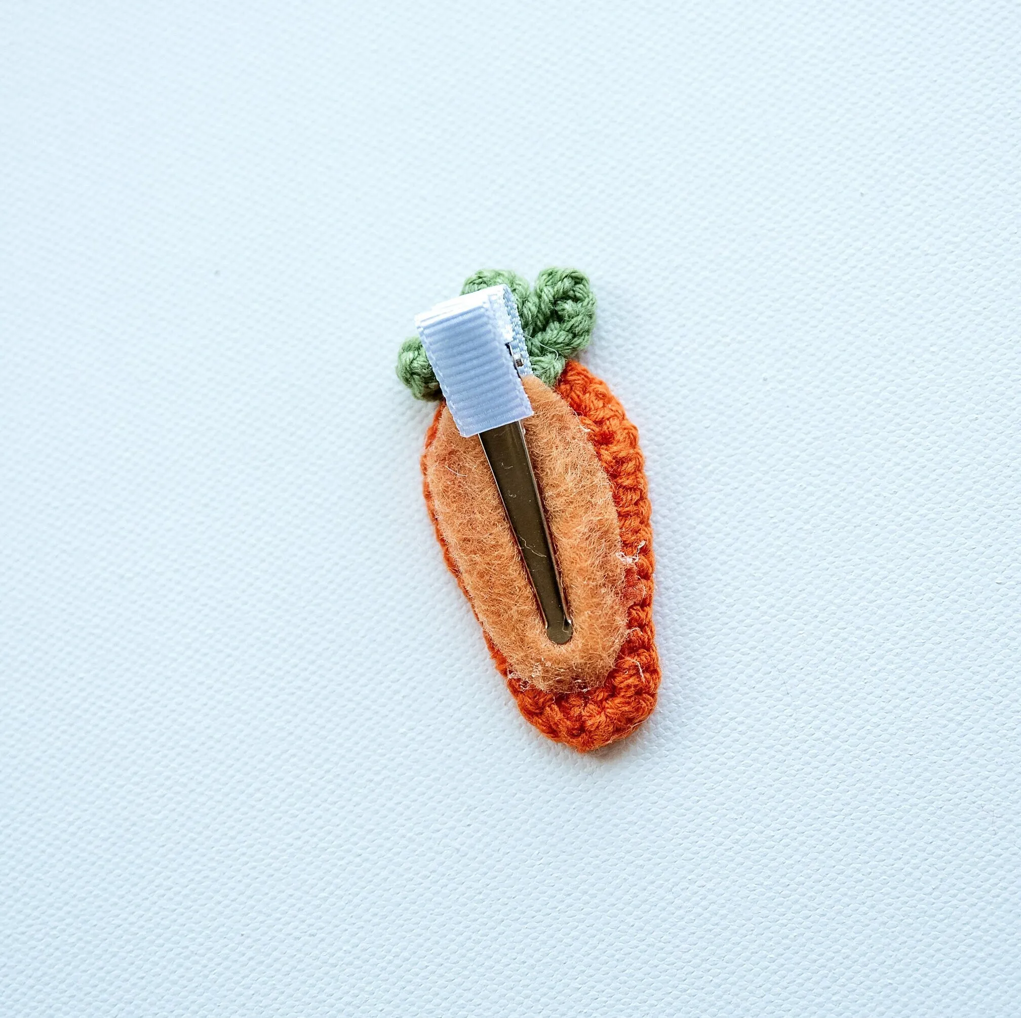 Rabbit and Carrot Hair Clips