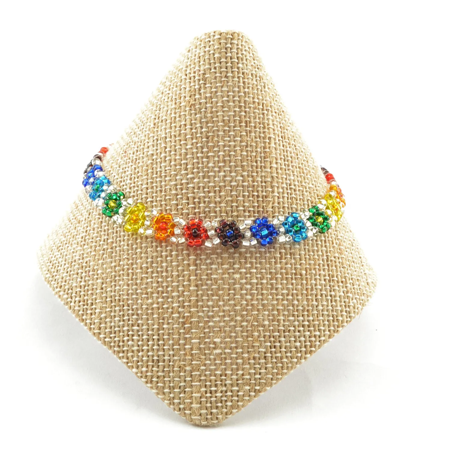 Rainbow Flower Bracelet