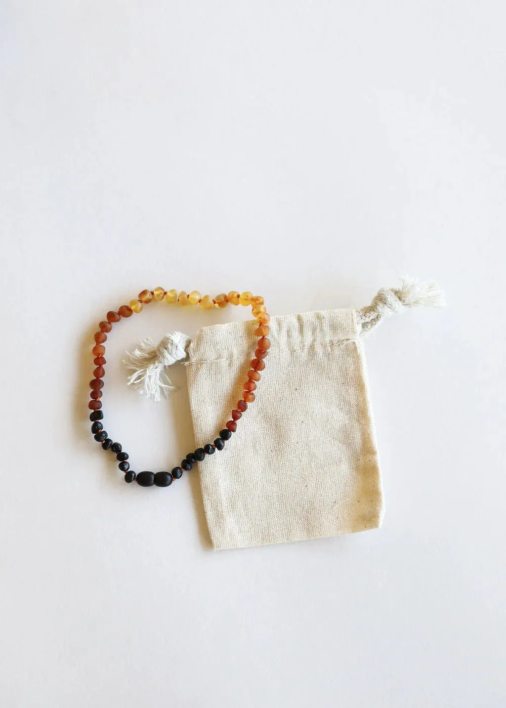 Raw Ombre Baltic Amber Necklace