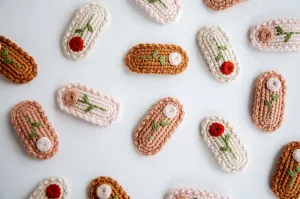 Rose Hair Clips