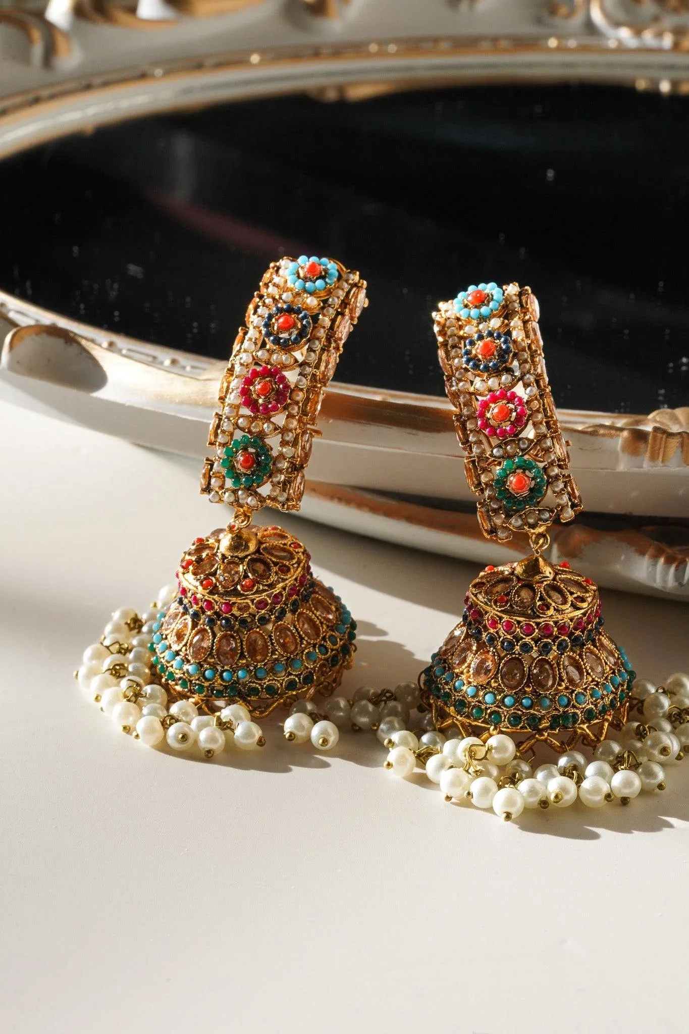 Roya - Jhumka Earrings