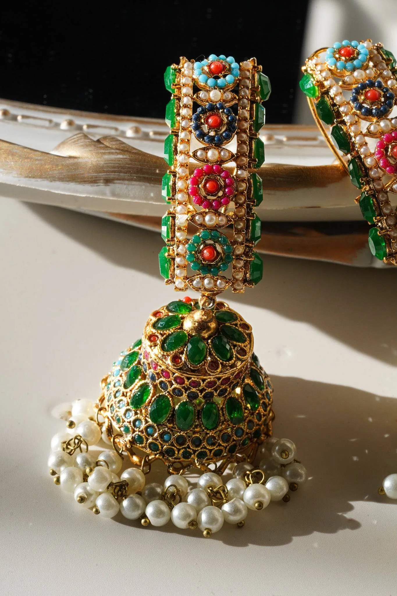 Roya - Jhumka Earrings
