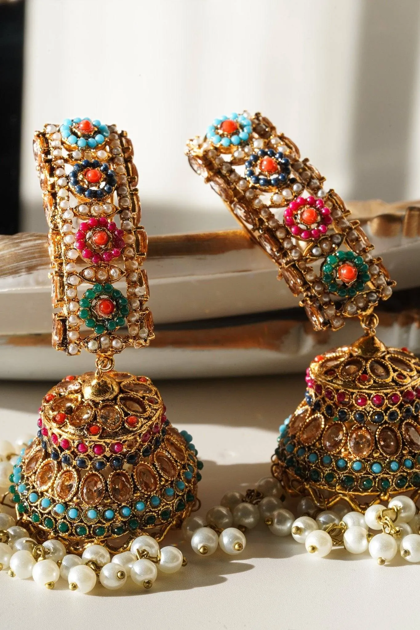 Roya - Jhumka Earrings