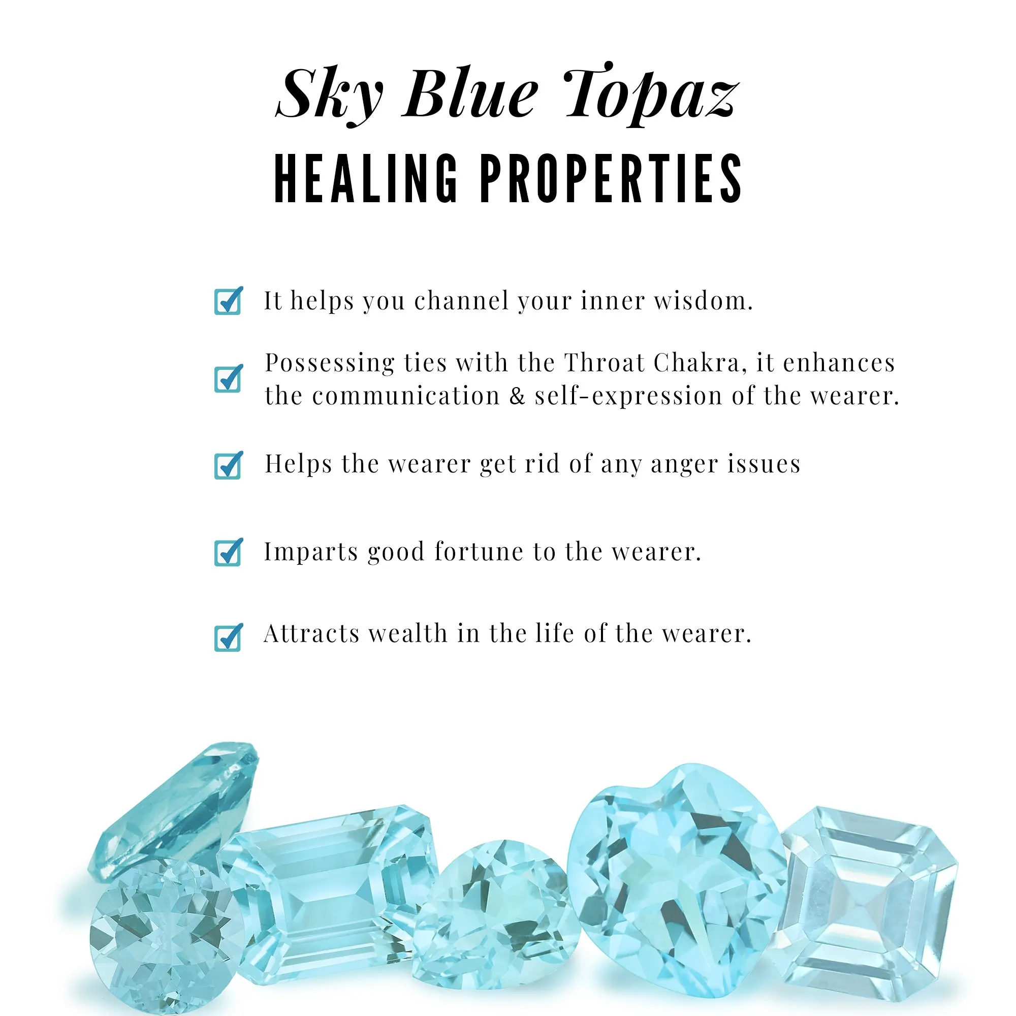 Sky Blue Topaz Vintage Beaded Engagement Ring with Diamond