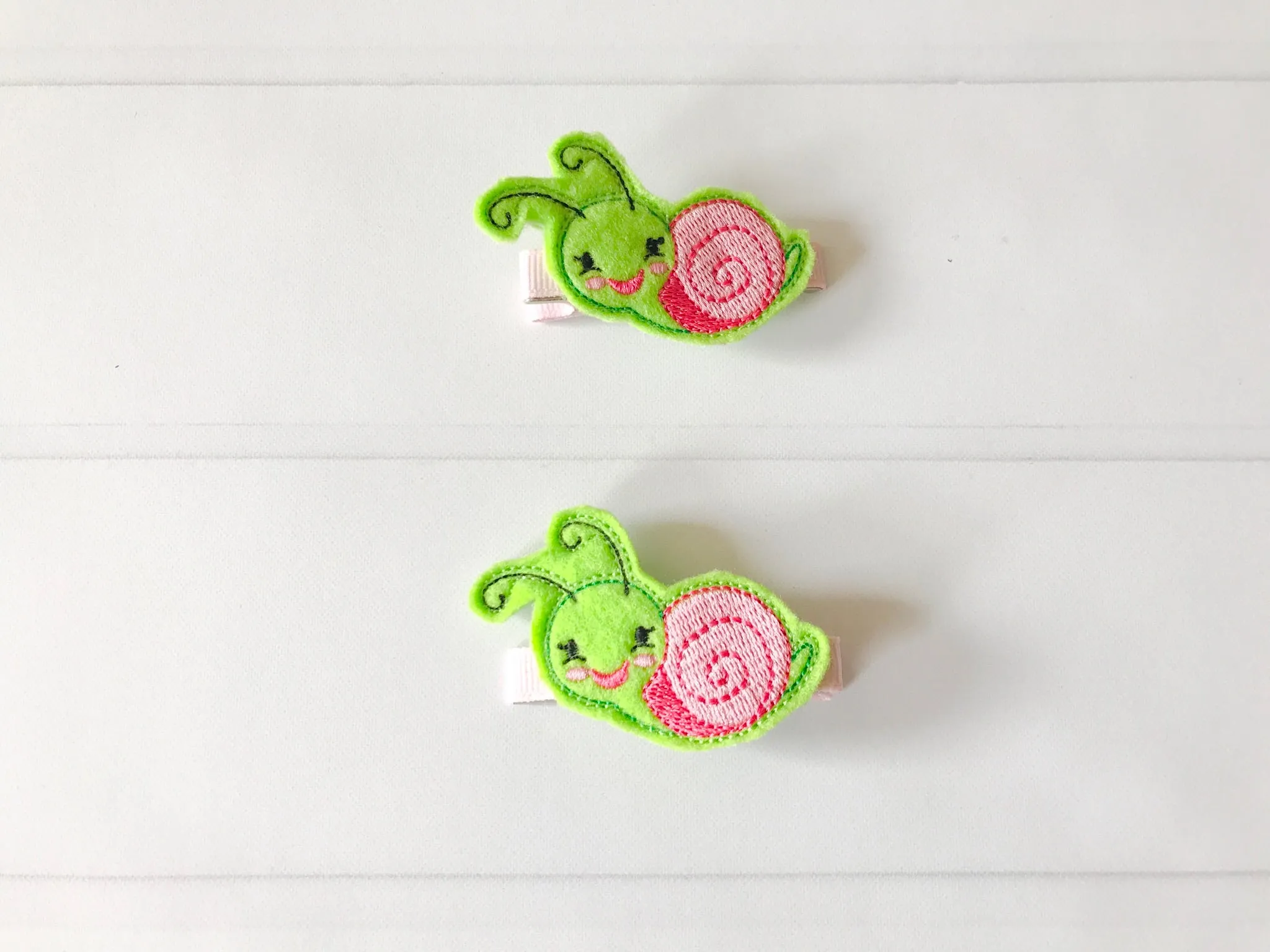 Snail Hair Barrette Set I The Enchanted Magnolia