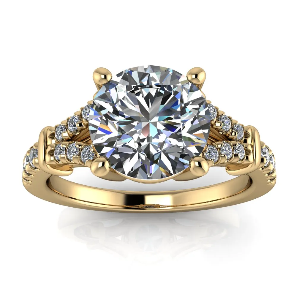 Split  Shank Engagement Ring - Sartor