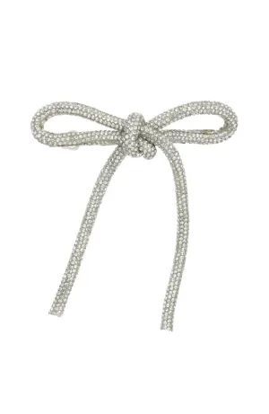 Stacy Crystal Bow Barrette
