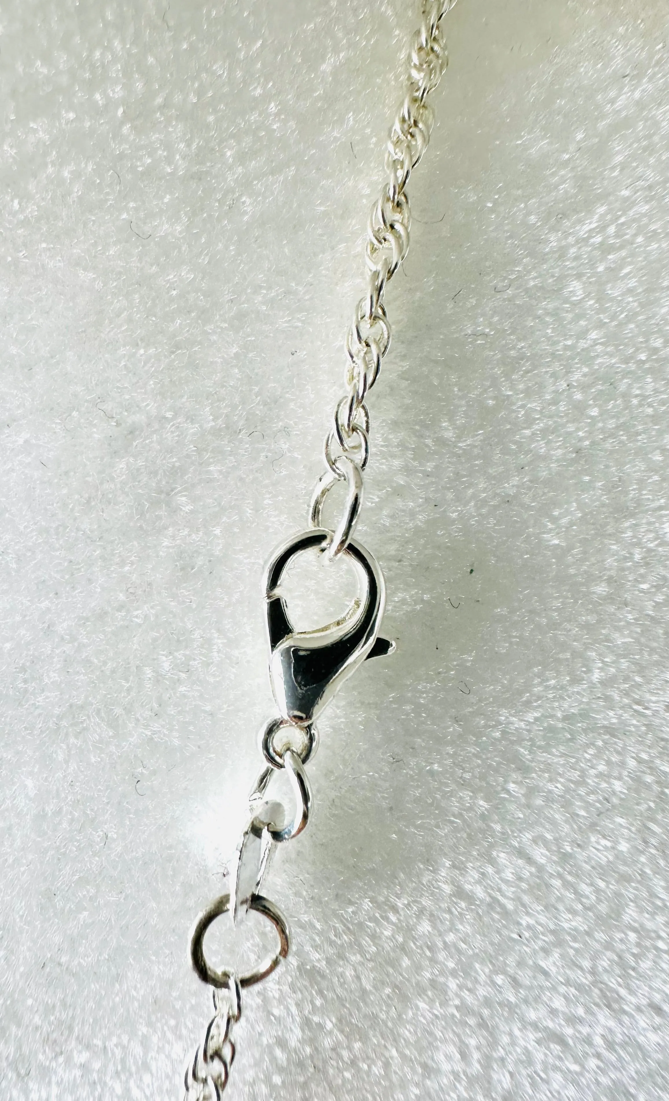 Sterling Silver Amber Necklace