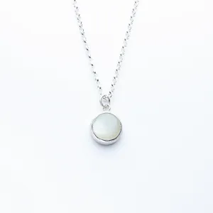 Sterling Silver Moonstone Necklace