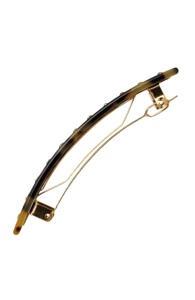 Studded Rectangle Barrette